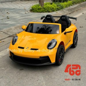 Ô tô điện trẻ em bản quyền 4BABYVN DK-GT3 P911 .Ghế da, bánh cao su 4 động cơ 550